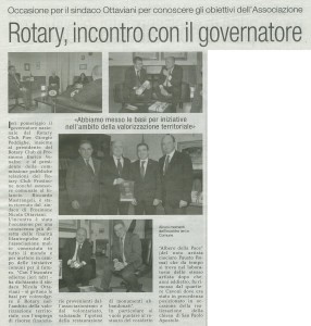 2014 01 30 La Provincia - Rotary